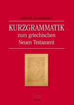Cover-Bild Kurzgrammatik zum griechischen Neuen Testament