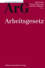 Cover-Bild Kurzkommentar ArG