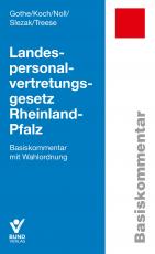 Cover-Bild Landespersonalvertretungsgesetz Rheinland-Pfalz