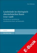 Cover-Bild Landstände im thüringisch-obersächsischen Raum (1231–1498)