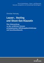 Cover-Bild Leaver-, Vesting- und Shoot-Out-Klauseln