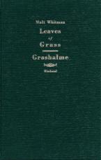 Cover-Bild Leaves of Grass. Grashalme