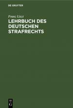 Cover-Bild Lehrbuch des deutschen Strafrechts