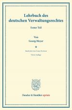 Cover-Bild Lehrbuch des deutschen Verwaltungsrechts.