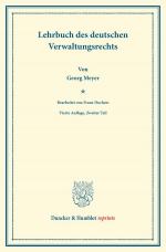 Cover-Bild Lehrbuch des deutschen Verwaltungsrechts.