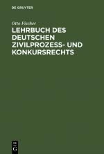 Cover-Bild Lehrbuch des deutschen Zivilprozeß- und Konkursrechts