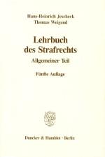 Cover-Bild Lehrbuch des Strafrechts.