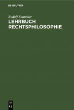 Cover-Bild Lehrbuch Rechtsphilosophie