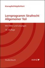 Cover-Bild Lernprogramm Strafrecht Allgemeiner Teil
