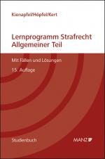 Cover-Bild Lernprogramm Strafrecht - Allgemeiner Teil