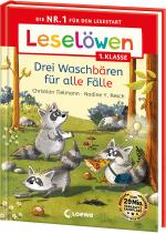 Cover-Bild Leselöwen 1. Klasse - Drei Waschbären für alle Fälle