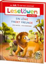 Cover-Bild Leselöwen 1. Klasse - Ein Löwe findet Freunde (Großbuchstabenausgabe)