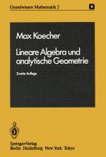 Cover-Bild Lineare Algebra und analytische Geometrie