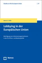 Cover-Bild Lobbying in der Europäischen Union