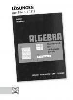 Cover-Bild Lösungen Mathematik für technische Berufe -- Algebra