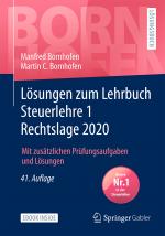 Cover-Bild Lösungen zum Lehrbuch Steuerlehre 1 Rechtslage 2020