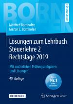 Cover-Bild Lösungen zum Lehrbuch Steuerlehre 2 Rechtslage 2019