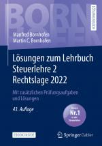Cover-Bild Lösungen zum Lehrbuch Steuerlehre 2 Rechtslage 2022