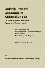 Cover-Bild Ludwig Prandtl Gesammelte Abhandlungen