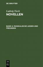 Cover-Bild Ludwig Tieck: Novellen / Musikalische Leiden und Freunden