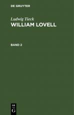 Cover-Bild Ludwig Tieck: William Lovell / Ludwig Tieck: William Lovell. Band 2
