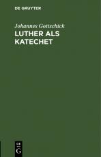 Cover-Bild Luther als Katechet