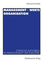 Cover-Bild Management · Werte Organisation