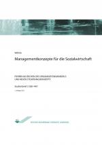 Cover-Bild Managementkonzepte für die Sozialwirtschaft