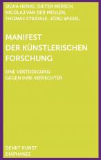 Cover-Bild Manifest der Künstlerischen Forschung