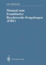 Cover-Bild Manual zum Frankfurter Beschwerde-Fragebogen (FBF)