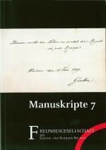Cover-Bild Manuskripte 7