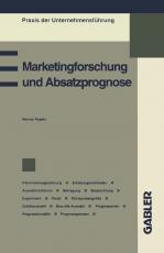 Cover-Bild Marketingforschung und Absatzprognose