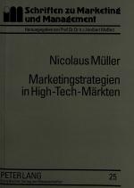 Cover-Bild Marketingstrategien in High-Tech-Märkten