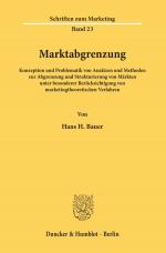 Cover-Bild Marktabgrenzung.
