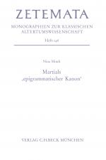 Cover-Bild Martials 'epigrammatischer Kanon'