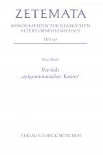 Cover-Bild Martials 'epigrammatischer Kanon'