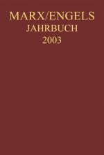 Cover-Bild Marx-Engels-Jahrbuch 2003. Die Deutsche Ideologie