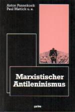 Cover-Bild Marxistischer Anti-Leninismus