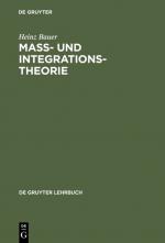 Cover-Bild Maß- und Integrationstheorie