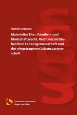 Cover-Bild Materielles Ehe-, Familien- und Kindschaftsrecht, Recht der nichtehelichen Lebensgemeinschaft und der eingetragenen Lebenspartnerschaft