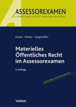 Cover-Bild Materielles Öffentliches Recht im Assessorexamen