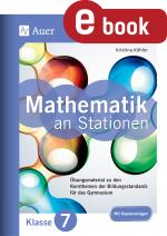 Cover-Bild Mathe an Stationen 7 Gymnasium