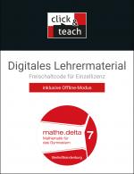 Cover-Bild mathe.delta – Berlin/Brandenburg / mathe.delta BE/BB click & teach 7 Box