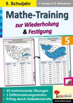 Cover-Bild Mathe-Training zur Wiederholung und Festigung / Klasse 5