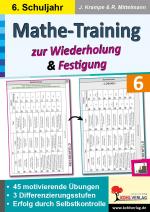 Cover-Bild Mathe-Training zur Wiederholung und Festigung / Klasse 6