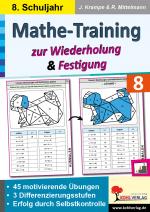 Cover-Bild Mathe-Training zur Wiederholung und Festigung / Klasse 8