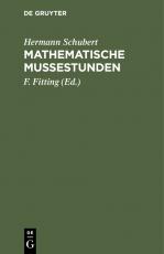 Cover-Bild Mathematische Mußestunden