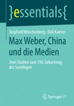 Cover-Bild Max Weber, China und die Medien