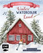 Cover-Bild Mein Adventskalender-Buch: Winter-Watercolor-Land
