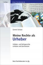 Cover-Bild Meine Rechte als Urheber